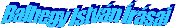 Balhegy Istvn rsai