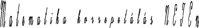Matematika korrepetls NETEn